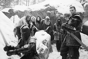 Nordarak-kampanjan pelaajien poseeraus Rengossa 1996