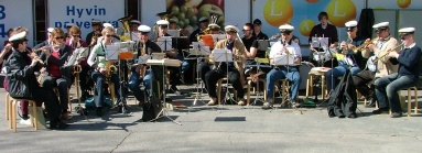 Players performing in sunny weather.